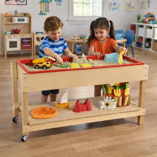 Vista 2 de Wood Designs WD11810 mesa para agua o arena con recipiente superior