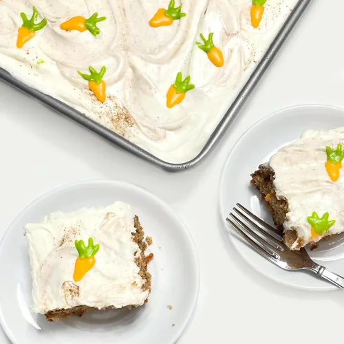 Vista 4 de XO Baking Co. Mezcla gourmet para pastel de zanahoria sin gluten; contiene zanahorias reales; sin OGM; kosher; sin arroz; sin soja; sin lácteos; sin