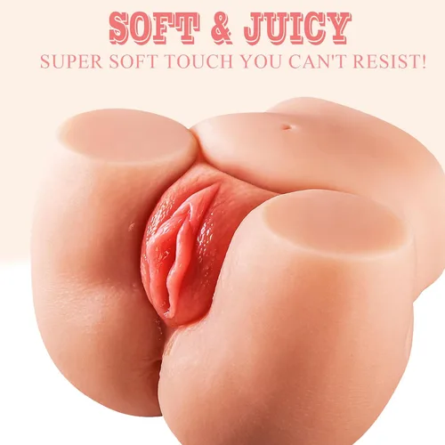 Vista 2 de Muñeca sexual de 2.43 libras para hombre, muñecas sexuales de trasero y vagina de bolsillo para hombres, juguetes sexuales para hombres, torso