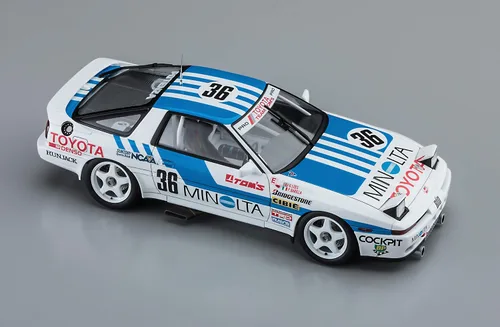 Vista 3 de Hasegawa 1/24 Minolta Supra Turbo A70 1988 InterTEC