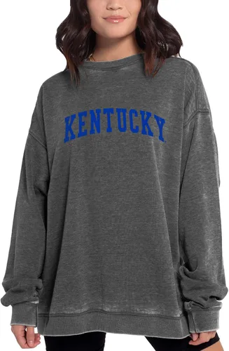 Vista 23 de chicka-d NCAA Burnout - Sudadera de forro polar para mujer