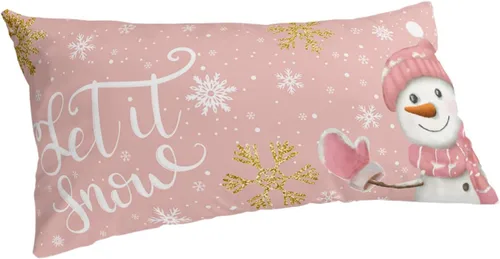 Vista 8 de Fundas de almohada de tamaño estándar de muñeco de nieve, 2 paquetes de fundas de almohada suaves para cama, fundas decorativas para sofá de cuerpo