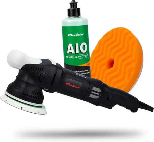 Vista 11 de Maxshine MB15 Pro Pulidora Sin Escobillas DA Lanzamiento de 15mm, Placa de 5”, Motor de 1200W, 6 Velocidades, Rosca de 5/16”-24 Herramienta