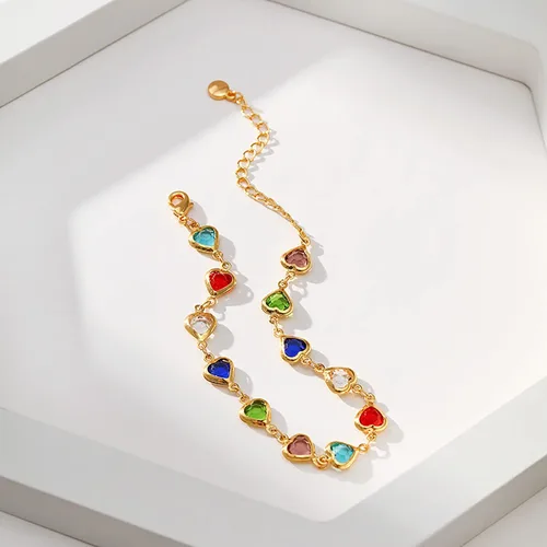 Vista 33 de Delicadas pulseras de oro para mujer, chapado en oro 18, ajustable, mal de ojo, mariposa, cuentas, perla, corazón, turquesa, hecha a mano para mujer