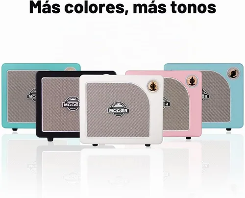 Vista 8 de MOOER Combo de amplificador de guitarra de 15 W, amplificador de práctica con 9 modelos de amplificador digital, altavoz de 6.5 pulgadas, Bluetooth
