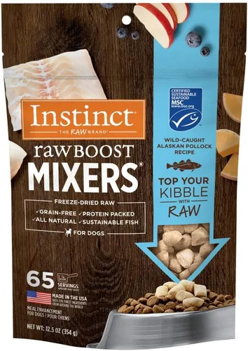 Vista 21 de Instinct Raw Boost Mixers, Topper de comida para perro liofilizada, receta sin granos - Carne natural 100%, bolsa de 6 oz