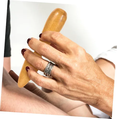 Vista 9 de Juego de palos de masaje multiusos, 2 palos de madera para acupuntura pie, mano, cabeza, cuerpo, masaje muscular