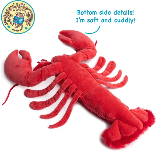 Vista 6 de TigerHart Lenora The Lobster - Peluche de 13 pulgadas