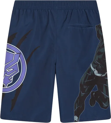 Vista 5 de Marvel Boys Rash Guard Set - UPF 50 Avengers Short Sleeve Boys Swim Shirt and Swim Trunks (Sizes 2T-12)