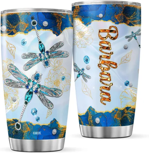 Vista 10 de CUBICER Vaso de café personalizado para aniversario de 10 años, estilo madera, regalo con foto con nombre personalizado para parejas, mujeres
