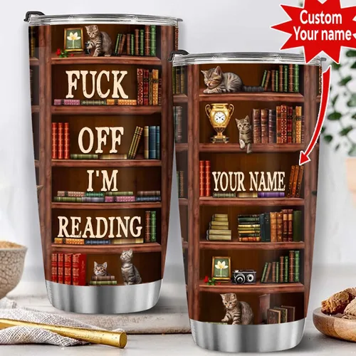 Vista 32 de T40413 - Taza personalizada para amantes de los libros, taza de café con texto en inglés "Just A Girl Loves Book", regalo para mujeres y niñas