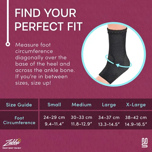Vista 5 de Modetro Sports Tobillera para alivio de la fascitis plantar, tendinitis y soporte del tendón de Aquiles, manga de compresión para pies para hombres