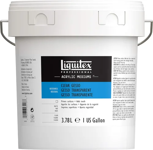 Vista 5 de Liquitex Basics Tubo mediano de Gesso para aplicación en superficies, 8.5 onzas Negro