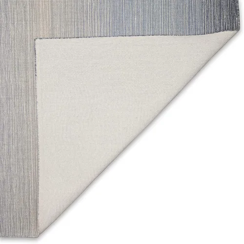 Vista 6 de Liora Manne Aruba - Alfombra de lana tejida a mano para interiores, diseño de transición degradado casual (mezclilla degradada)