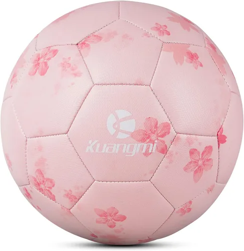 Vista 13 de Kuangmi Balón de fútbol, pelota de partido de tamaño oficial 5, jugadores de fútbol para jóvenes, adolescentes y adultos, entrenamiento deportivo al