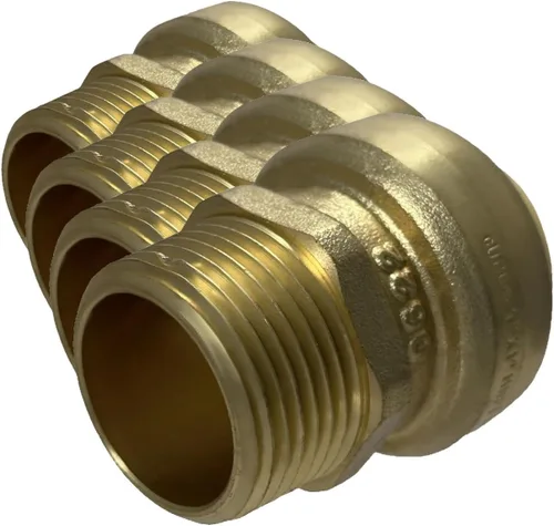 Vista 8 de 1 adaptador NPT macho de 1 pulgada de ajuste a presión x 1 pulgada