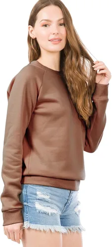 Vista 11 de Design by Olivia Sudadera básica suave y cómoda de cuello redondo para mujer, ropa de otoño