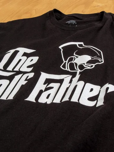 Vista 5 de The Golf Father Camisa de golf con frase divertida, camiseta de humor de pelota de club de golfista para hombre