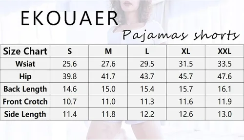 Vista 4 de Ekouaer - Pantalones cortos de pijama para mujer con bolsillos elásticos y tira elástica, para dormir, con cordón