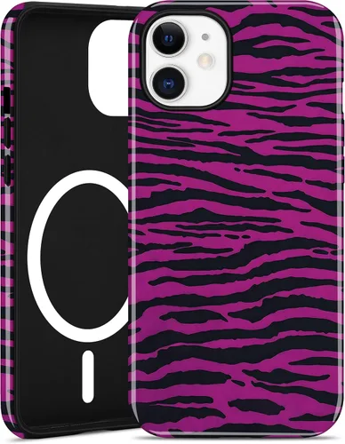Vista 57 de Jusy Funda magnética Zebra para iPhone XR, color negro