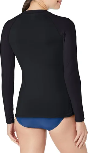 Vista 2 de Body Glove Batidos estándar de manga larga para mujer, elegante, liso, con UPF 50+, Kingfisher