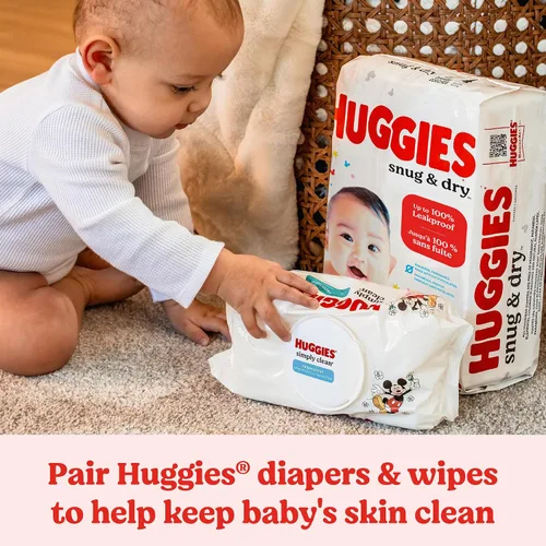 Vista 11 de Pañales Huggies Snug & Dry para bebé