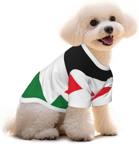 Vista 14 de SWEET TANG Camisas refrescantes para perros pequeños, de secado rápido, ropa de verano para perros pequeños, ligera, transpirable, camiseta