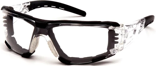 Vista 2 de Pyramex Fyxate - Gafas de seguridad con lente transparente antivaho H2MAX