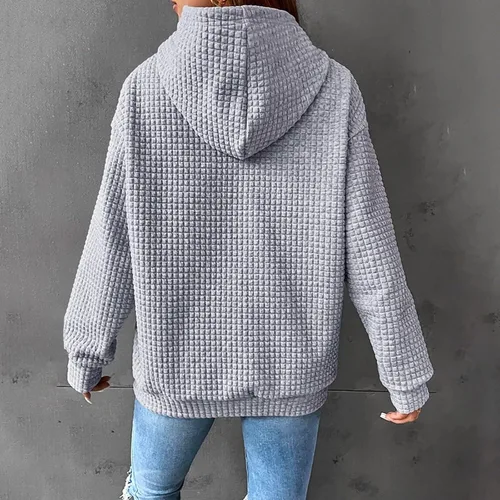 Vista 161 de SHAOBGE Sudaderas con capucha de gran tamaño para mujer, sudaderas con capucha para entrenamiento, suéteres casuales y cómodos trajes de moda