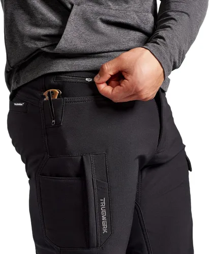 Vista 5 de TRUEWERK T3 WerkPants for Men, Relaxed Fit Men's Utility Pants, Water Resistant, Insulated, Cargo Work Pants with 4-Way Stretch