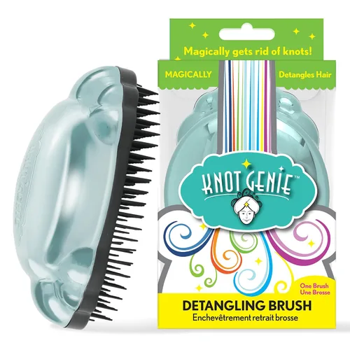 Vista 9 de Knot Genie, Cepillo para desenredar el cabello, Azul