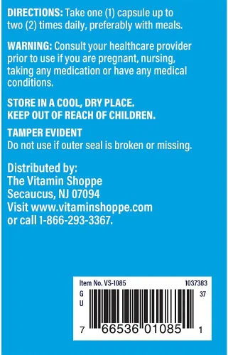 Vista 3 de The Vitamin Shoppe Citrato de magnesio 160 mg - Relajación muscular, salud ósea y producción de energía, altamente absorbible (300 cápsulas)