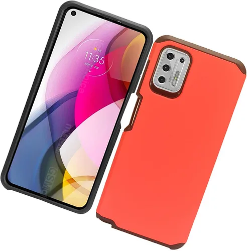 Vista 6 de Funda de goma para Motorola Moto G Stylus 4G 2021, XT2115 - AH2 Rojo