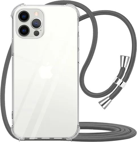 Vista 19 de Funda cruzada para iPhone SE 2/3, correa de cordón ajustable transparente para el cuello para mujer para iPhone 7/8, funda de teléfono TPU suave a