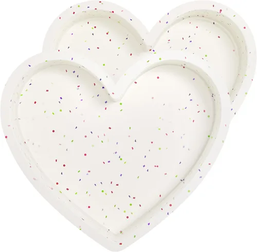 Vista 17 de Moldes de silicona pequeños en forma de corazón de 2 pulgadas para chocolate, caramelo, pastel, jabón (Juego de 2, crema)