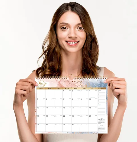 Vista 7 de Calendario 2026-2027 – Calendario de pared 2026-2027, de julio de 2026 a diciembre de 2027, 11 x 8.5 pulgadas, con papel grueso, fechas julianas