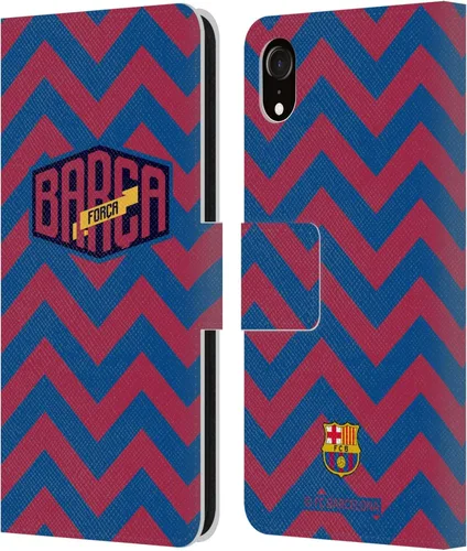 Vista 13 de Head Case Designs Funda de piel con licencia oficial del FC Barcelona con logotipo y patrón de Forca Barca, compatible con Apple iPhone 11
