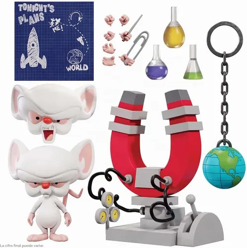 Vista 2 de Super7 Animaniacs Ultimates The Brain - Figura de acción a escala de 7 pulgadas