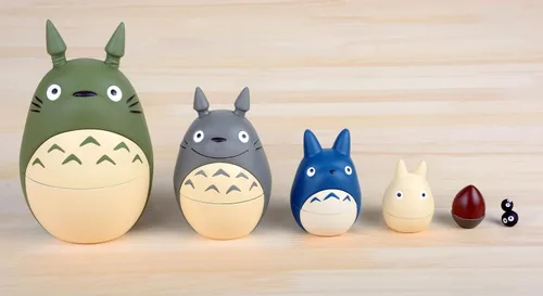 Vista 7 de Ensky - My Neighbor Totoro - Muñecas anidadas de Totoro - Mercancía oficial de Studio Ghibli