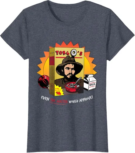 Vista 41 de Torgo Camiseta de película de culto de cereales, Negro, S