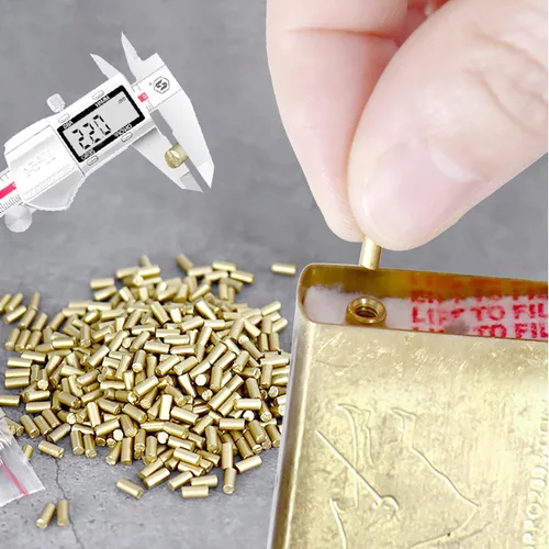 Vista 3 de Kit de reparación de mecheros, herramientas completas de reemplazo para mecheros de estilo Zippo con fluido, mecheros a prueba de viento, kit