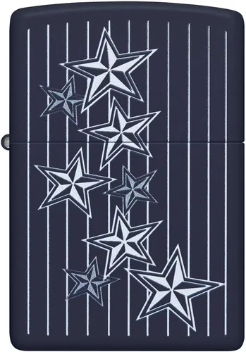 Vista 42 de Zippo encendedores con la bandera de EE. UU.