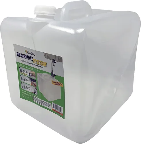 Vista 8 de Contenedores de drenaje de aceite ValvoMax – Sistema de recolección de aceite usado limpio y sin desorden – Compatible con válvula de drenaje