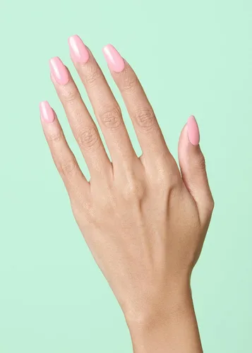 Vista 2 de ohora Tiras de uñas de gel semicuradas (N rosa crema) – Rosa, sólidas, funcionan con cualquier lámpara UV/LED, calidad de salón, larga duración