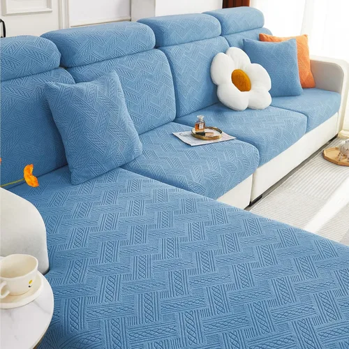 Vista 9 de hyha Fundas individuales para cojines de sofá, fundas elásticas para cojines de sofá mágicas y lavables, funda deslizante para sofá de perro