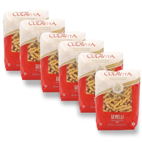 Vista 15 de Colavita Pasta Bucatini – Paquete de 6 (bolsas de 1 libra) – Auténtica pasta italiana hecha con sémola de trigo duro 100% – perfecta para salsas