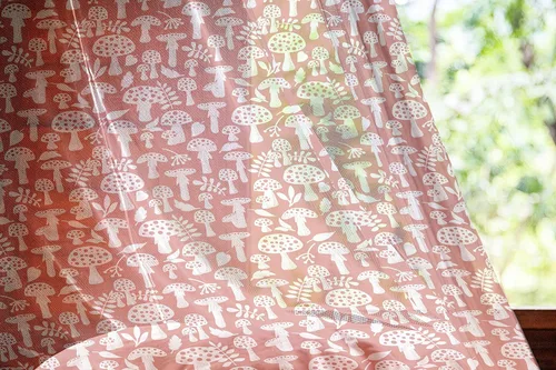 Vista 38 de Ambesonne Cortinas de tul Eiffel con bolsillo para barra, globos retro de corazón de café, remolinos de hito francés, cortina transparente