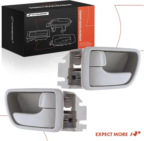 Vista 8 de A-Premium Manijas interiores interiores para puertas compatibles con Toyota Camry 2002 2003 2004 2005 2006, color beige, juego de 2 piezas, parte