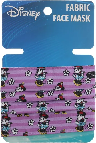 Vista 4 de Disney Minnie Mouse - Mascarilla de tela con licencia oficial lavable para niños Multi 1 Count Pack of 1