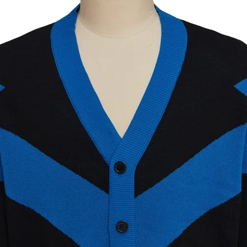 Vista 6 de Suéter de ala nocturna, chaqueta de punto, disfraz de superhéroe para hombre, trajes de Halloween